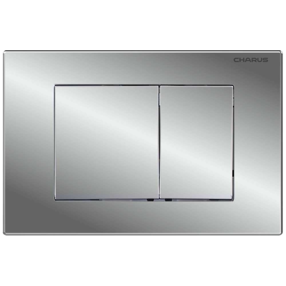 Изображение товара Клавиша для инсталляции CHARUS TM Серия: MINIMALISTA Материал: Пластик ABS Тип: Механический Размер: 245х165х11,7 Цвет: Хром глянцевый FP.310.21.01