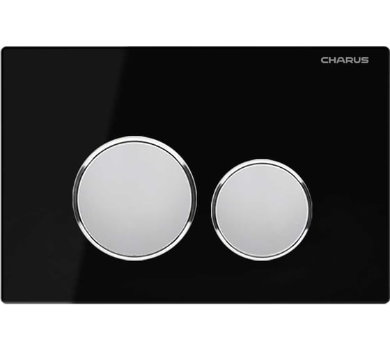 Изображение товара Клавиша для инсталляции CHARUS TM, Серия: BAGLIORE Материал: Закаленное стекло Тип: Механический Размер: 248,5х168,5х14,4 Цвет: Черное стекло FP.330.BLACK.10