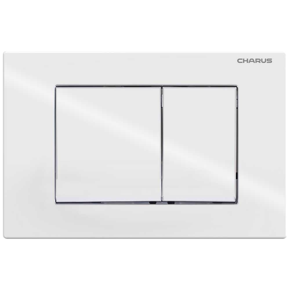 Изображение товара Клавиша для инсталляции CHARUS TM Серия: MINIMALISTA Материал: Пластик ABS Тип: Механический Размер: 245х165х11,7 Цвет: Белый глянцевый FP.310.11.01