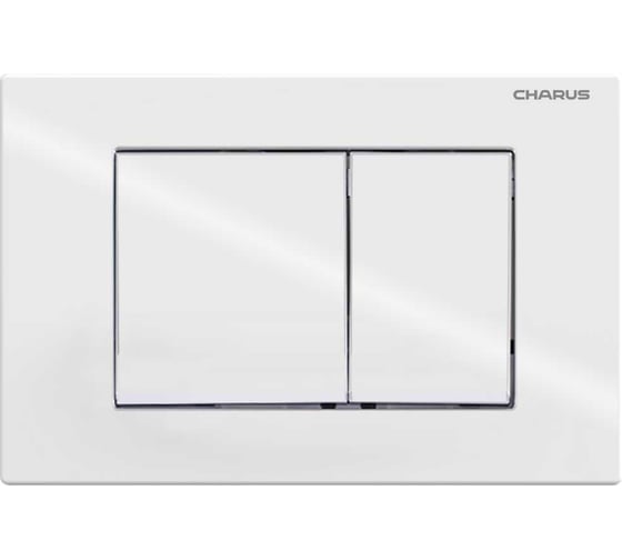Изображение товара Клавиша для инсталляции TM CHARUS Серия: MINIMALISTA Материал: Пластик ABS Тип: Механический Цвет: Белый глянцевый FP.310.11.01