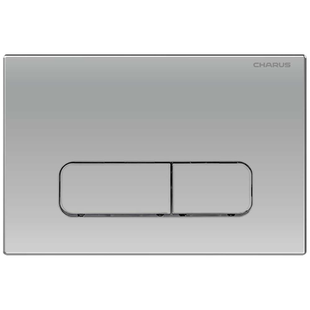 Изображение товара Клавиша для инсталляции CHARUS TM Серия: ELEGIA Материал: Пластик ABS Тип: Механический Размер: 245х165х12 Цвет: Хром матовый FP.320.46.01