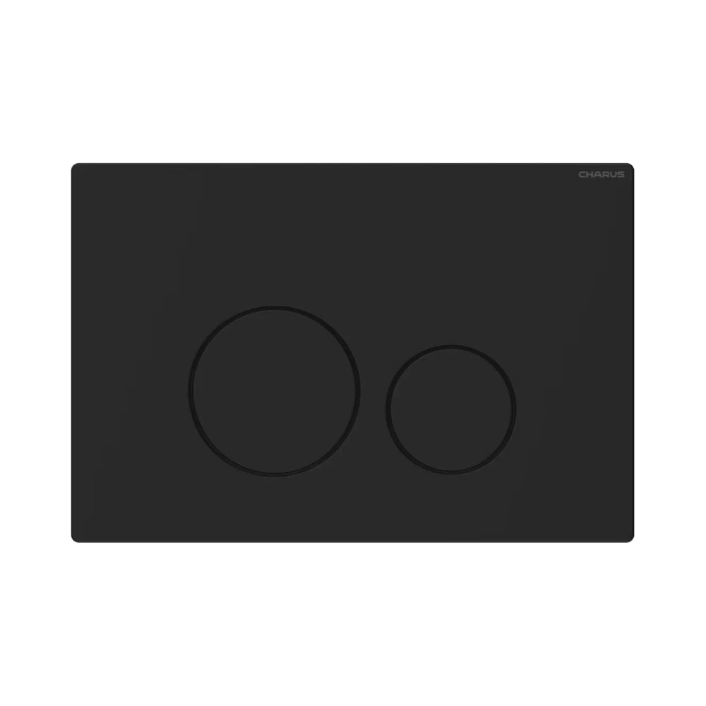 Изображение товара Клавиша для инсталляций Charus TM ROBUSTO Нержавеющая сталь матовый черный