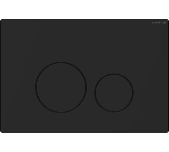 Изображение товара Клавиша для инсталляции CHARUS TM (Серия: ROBUSTO, материал: Нержавеющая сталь (SS 304), PVD, тип: Механический, цвет: Черный матовый) FP.330.MB.05