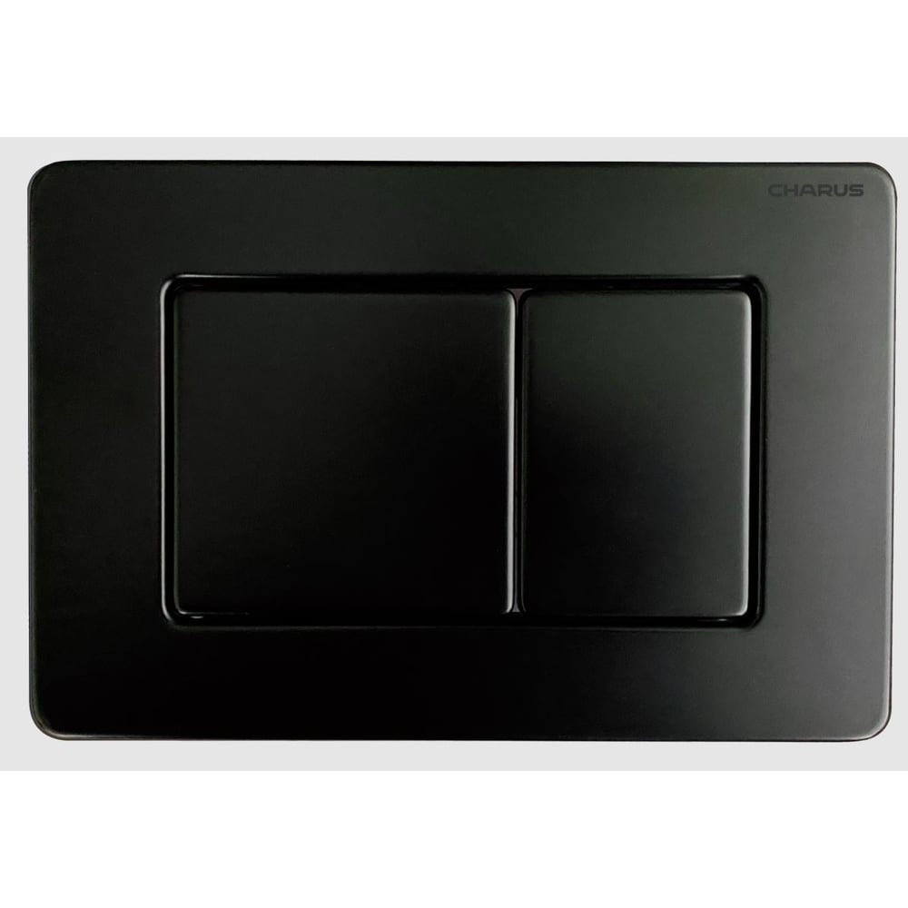 Изображение товара Клавиша для инсталляции CHARUS TM ROBUSTO, Нержавеющая сталь (SS 304) Тип: Механический Размер: 241*164*12 Цвет: Черный матовый FP.310.MB.05