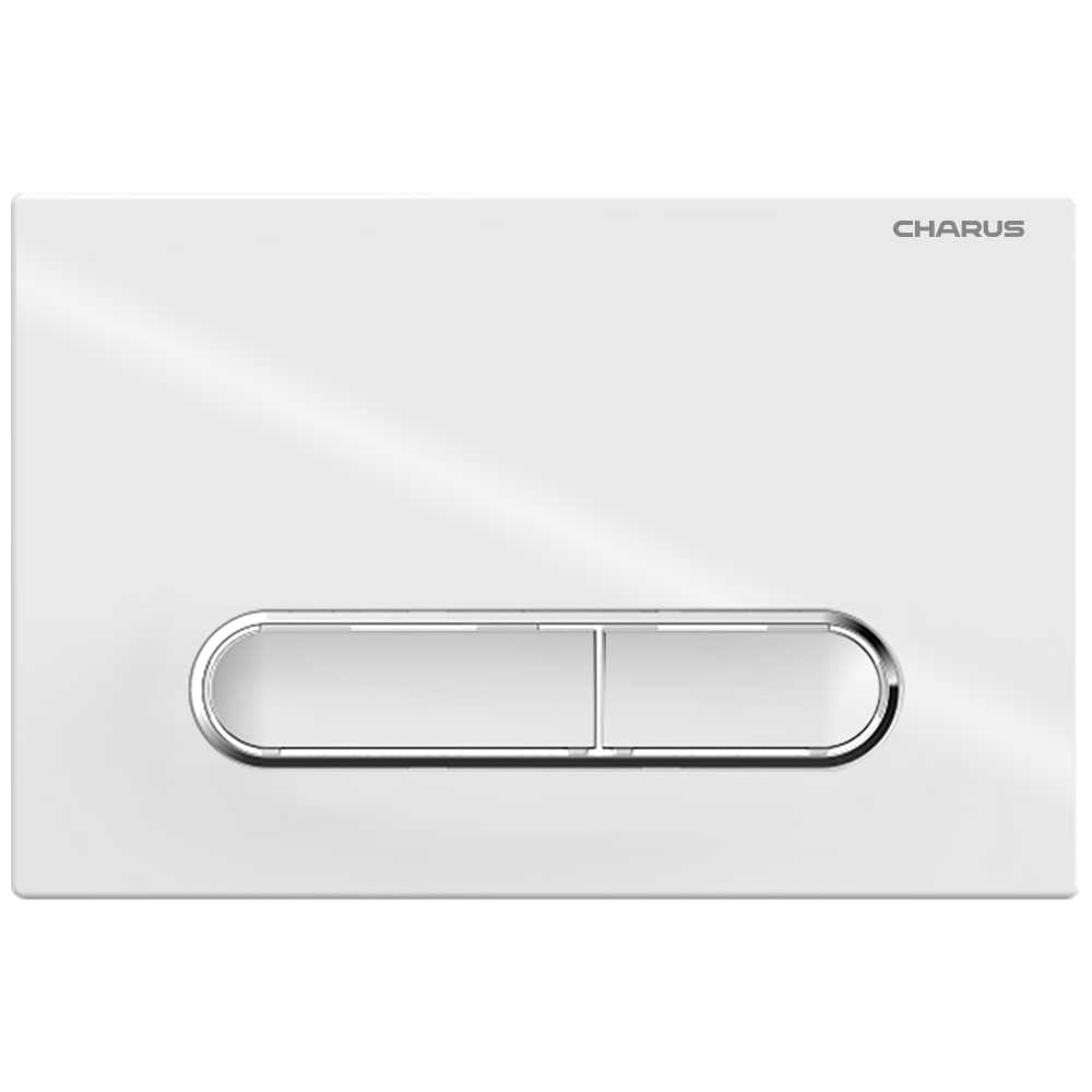 Изображение товара Клавиша для инсталляции CHARUS TM MAGNUS, Пластик ABS+Хромированная окантовка клавиш Тип: Механический Размер: 245*165*12,4 Цвет: Белый глянцевый FP.340.11.01