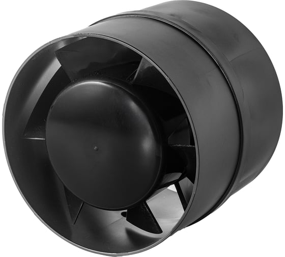 Изображение товара Вентилятор канальный ООО ВА ВЕНТ D100 черный ВК.100.Ч
