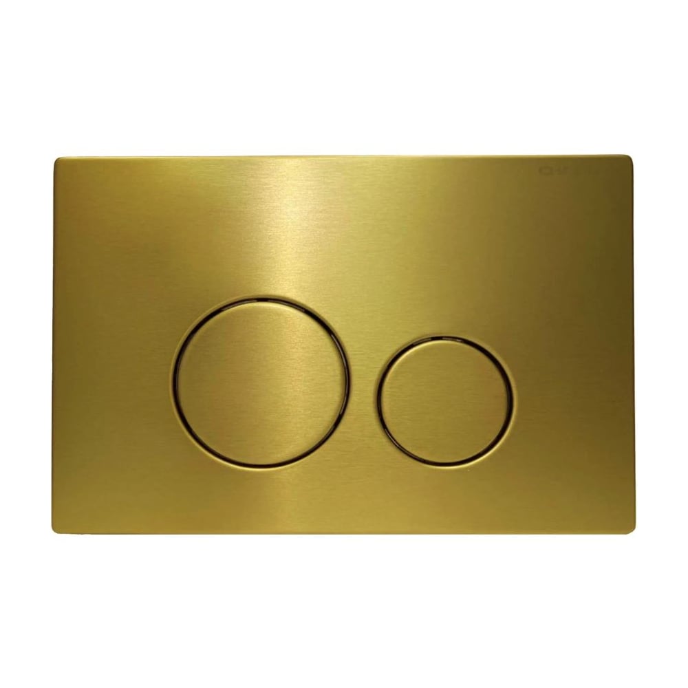 Изображение товара Клавиша для инсталляции CHARUS TM ROBUSTO, Нержавеющая сталь (SS 304) Тип: Механический Размер: 241*164*6,8 Цвет: Брашированное золото (Светлое) FP.330.BG.05