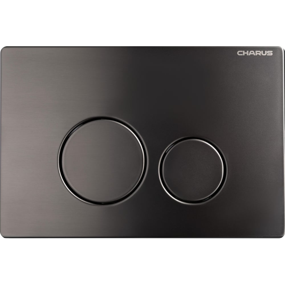 Изображение товара Клавиша для инсталляции CHARUS TM ROBUSTO, Нержавеющая сталь (SS 304), PVD Тип: Механический Размер: 245,5*165,5*6.8 Цвет: Оружейная сталь FP.330.GNM.05