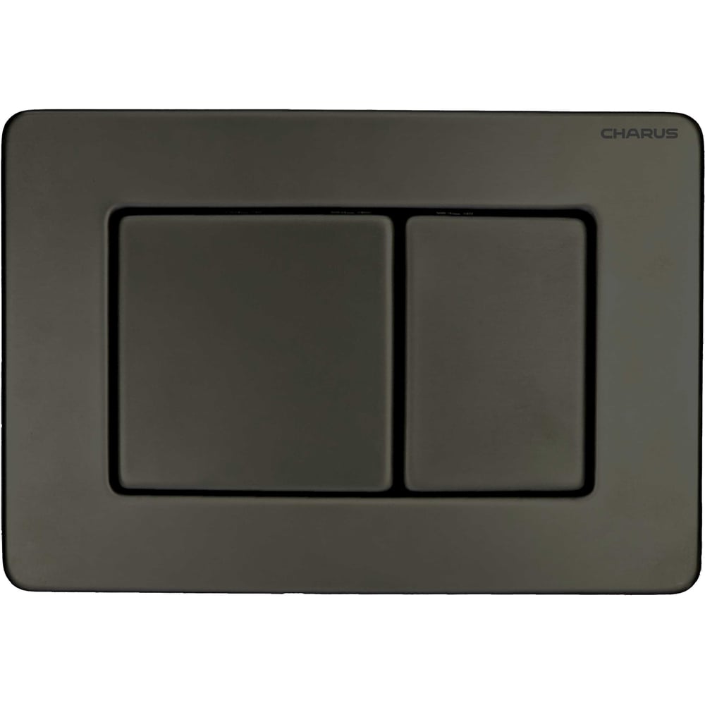 Изображение товара Клавиша для инсталляции CHARUS TM ROBUSTO, Нержавеющая сталь (SS 304) Тип: Механический Размер: 241*164*12 Цвет: Оружейная сталь FP.310.GNM.05