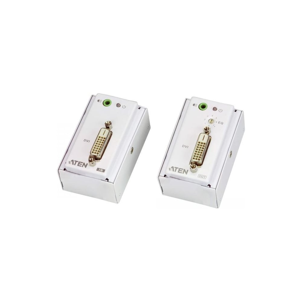 Изображение товара Удлинитель ATEN VE607-AT-G DVI Over Cat 5 Extender с настенной рамкой