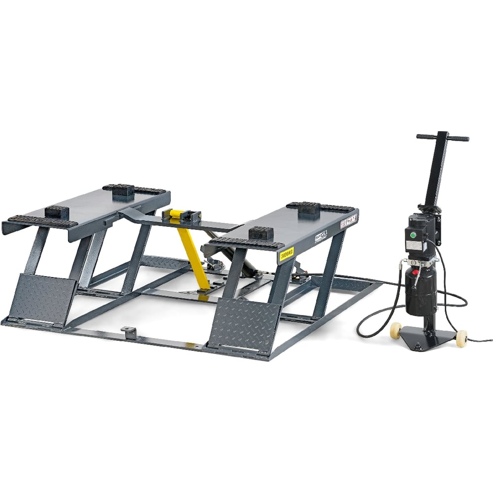 Изображение товара Подъёмник комплект ножничный KraftWell г/п 3,0 т. шиномонтажный мобильный арт. FORBI 3.0G