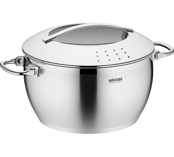 Изображение товара Кастрюля NADOBA MARUSKA со стеклянной крышкой, 24 см/5,5 л, 726611