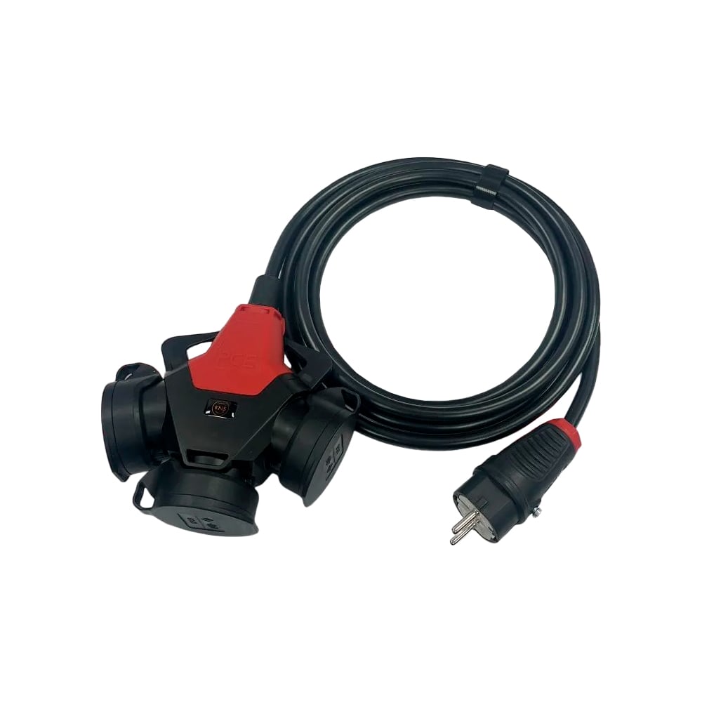 Изображение товара Удлинитель KNS MAX PRO-SH-KG-325-3-44-3 с заземлением, IP44, 3 розетки, 3 м Изображение товара Удлинитель KNS MAX PRO-SH-KG-325-3-44-3 с заземлением, IP44, 3 розетки, 3 м