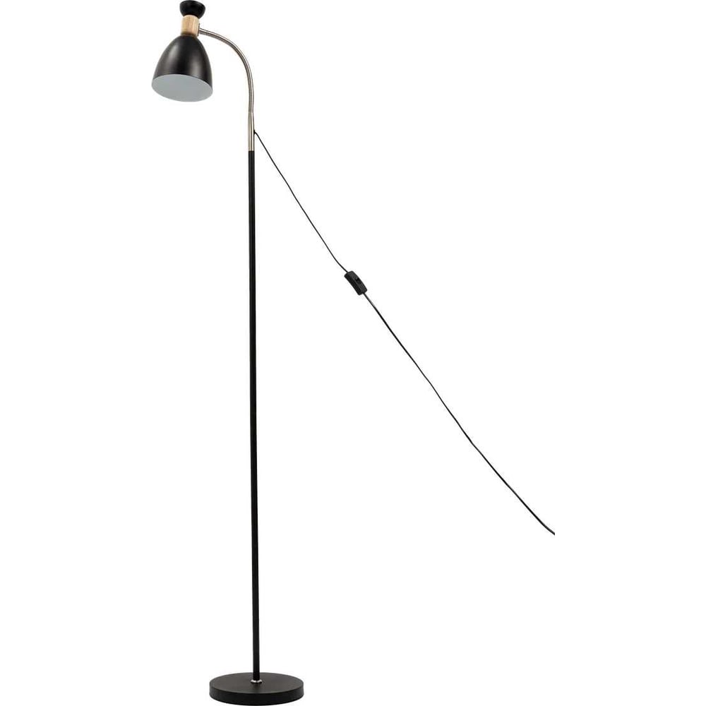 Изображение товара Торшер напольный SVih черный, с цоколем E27, 60Вт TH-0048BK