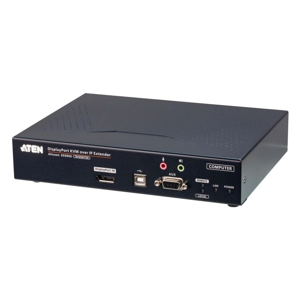 Изображение товара Удлинитель ATEN 4K KVM с доступом по IP и поддержкой одного DisplayPort-дисплея, передатчик KE9950T-AX-G