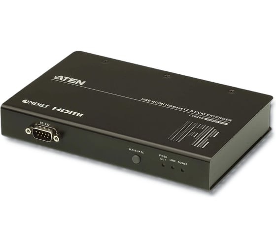 Изображение товара Удлинитель ATEN CE820R-ATA receiver, KVM USB, HDMI+KBD MOUSE USB+AUDIO+RS232, 100 метр., 1xUTP Cat5e/HDBaseT, HDMI+2MINIJACK+DB9+3xUSB A-тип, Female, CE820R-ATA-G