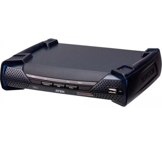 Изображение товара Удлинитель ATEN DVI-I Single Display KVM over IP Receiver KE6900AR-AX-G