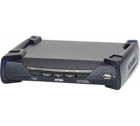 Изображение товара Удлинитель ATEN HDMI KVM с доступом по IP и поддержкой 4K, приемник KE8950R-AX-G