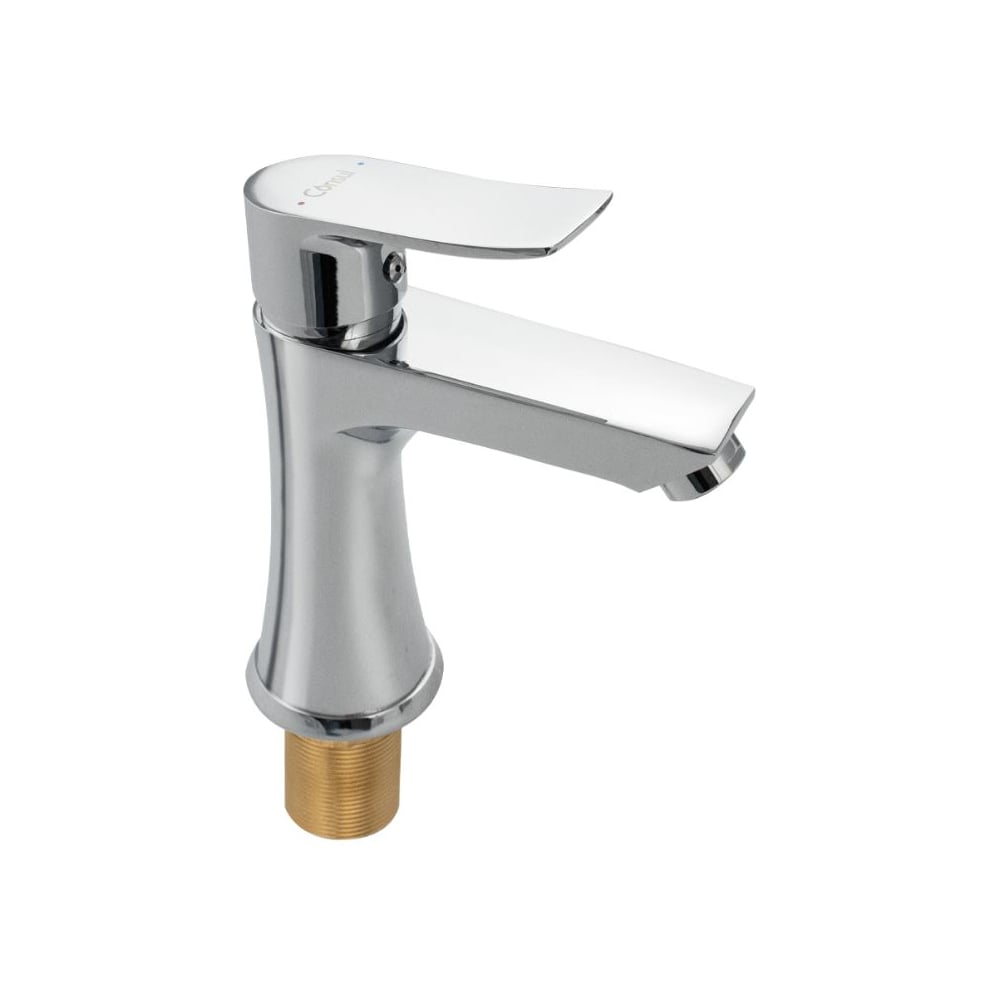 Изображение товара Смеситель для раковины САНАКС серия КОНСУЛ, шаровый, литая ручка, цвет ХРОМ 3130