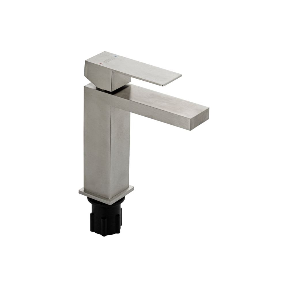 Изображение товара Смеситель Санакс Магнус для умывальника с квадратным корпусом, сатиновый, однорычажный