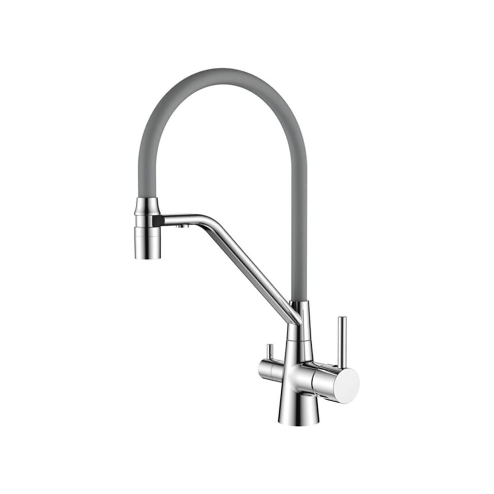 Смеситель для кухни Ledeme с гибким изливом L4897-9