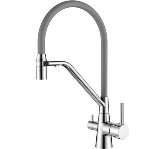 Изображение товара Смеситель для кухни Ledeme с гибким изливом L4897-9