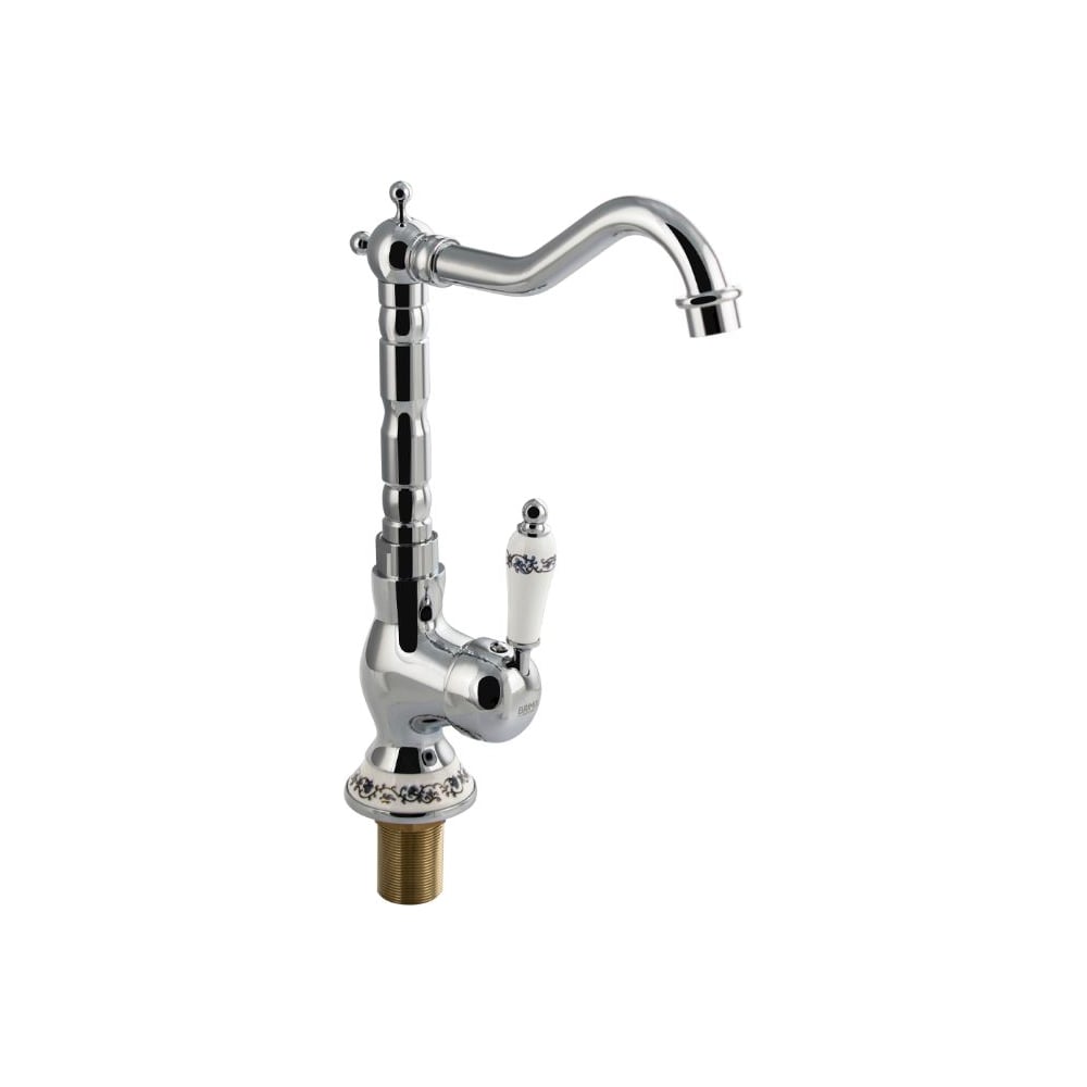 Изображение товара Смеситель BRIMIX хромированный, высокий излив, поворот 360°