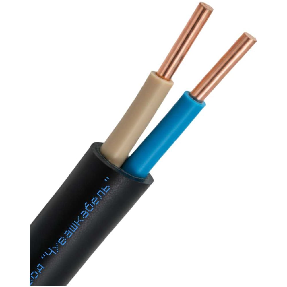 Изображение товара Кабель ЗАВОД ЧУВАШКАБЕЛЬ ВВГнг(A)-LS 2х1,5 черный