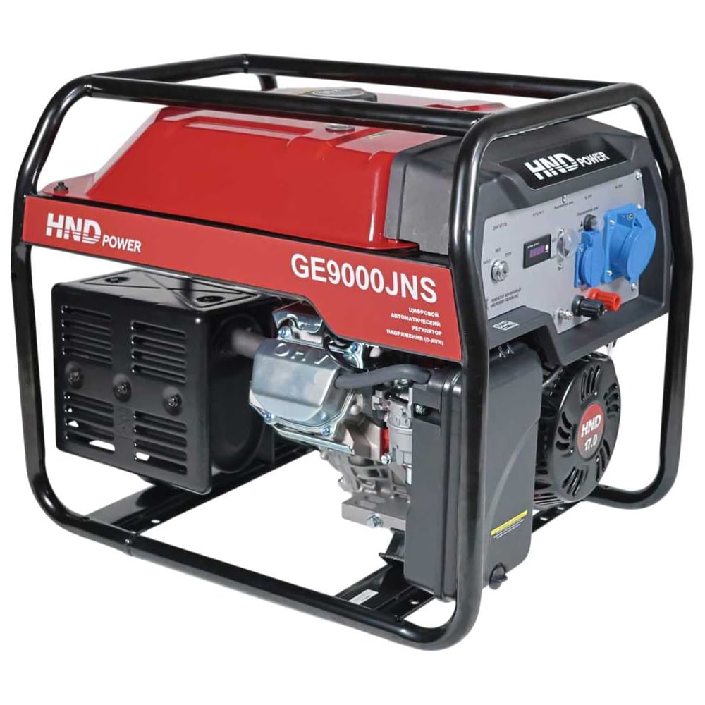 Изображение товара Генератор HND GE9000JNS Мобильная электростанция 8,8 кВт, 4-тактный, бензиновый