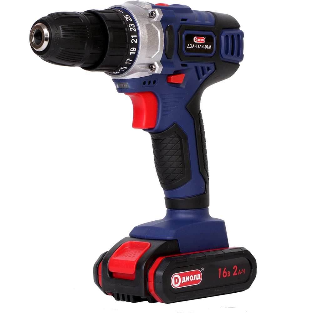 Изображение товара Аккумуляторная дрель-шуруповерт ДИОЛД ДЭА-16 ЛИ-01М 10022163