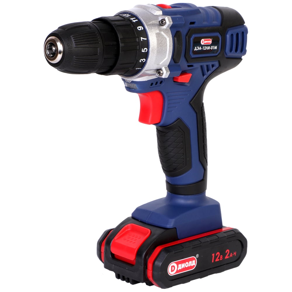 Изображение товара Аккумуляторная дрель-шуруповерт ДИОЛД ДЭА-12 ЛИ-01М 10022162