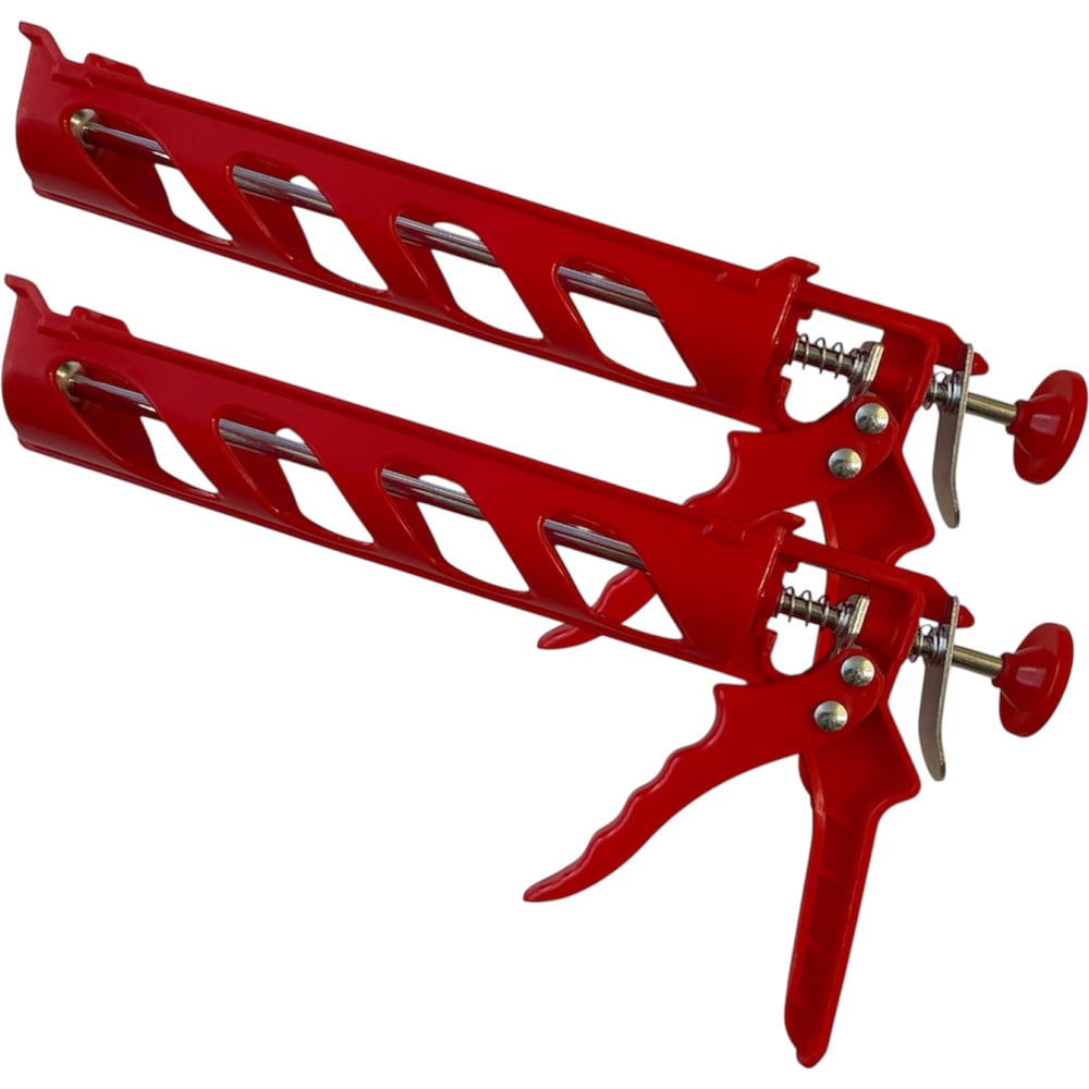 Изображение товара Пистолет для герметика Стройштуки полукорпусной пластик (2 шт. в упаковке) УТ-00045649 Изображение товара Пистолет для герметика Стройштуки полукорпусной пластик (2 шт. в упаковке) УТ-00045649