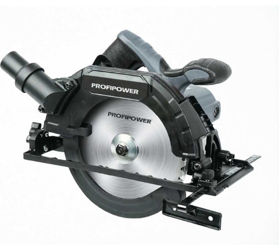 Изображение товара Пила циркулярная Profipower LASER ДП-190(1600Вт, 5000об/мин, диск 190х20мм, пропил 47/68мм, 45) E0340
