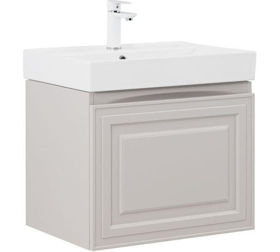 Изображение товара Тумба Aquanet Агата 60 1 ящ. цв. бежевый (345486) 00345486