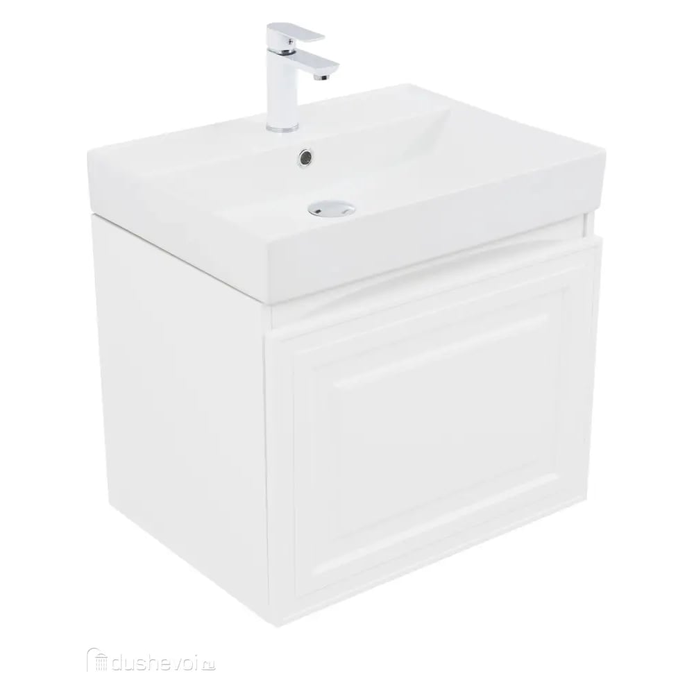 Изображение товара Тумба Aquanet Агата 60 1 ящ. цв. белый сатин (345480) 00345480