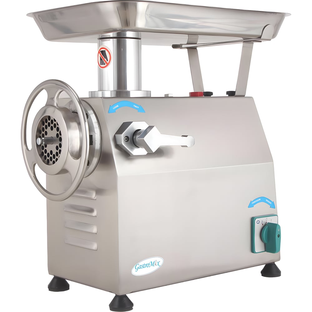 Изображение товара Мясорубка GASTROMIX MG-22SS Мощная с реверсом и набором насадок Изображение товара Мясорубка GASTROMIX MG-22SS Мощная с реверсом и набором насадок