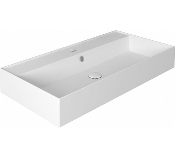 Изображение товара Подвесная раковина SIMAS AGILE с 1 отверстием для смесителя, белый AG 91 bia