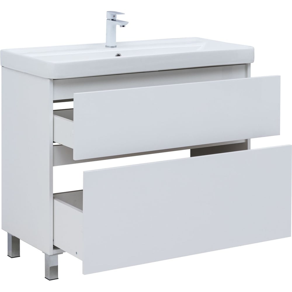 Изображение товара Тумба Aquanet Вега 90 напольная с двумя ящиками