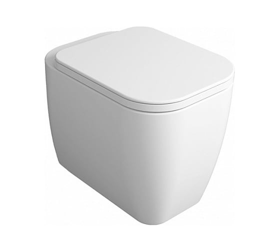 Изображение товара Напольный безободковый унитаз SIMAS HENGES белый глянец HE 01 bia