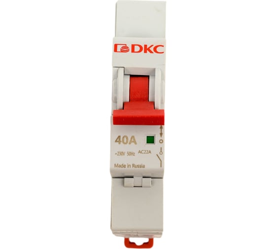 Изображение товара Модульный выключатель нагрузки DKC YON MD63P 1P 40А MD63P-140
