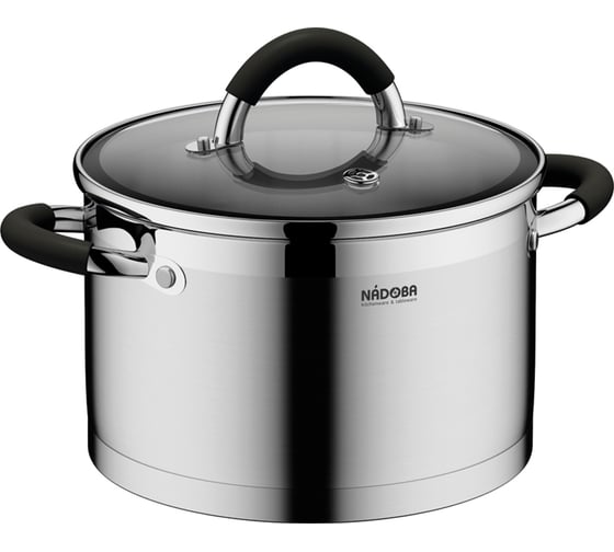 Изображение товара Кастрюля NADOBA OLINA со стеклянной крышкой, 20 см/3,2 л, 726412