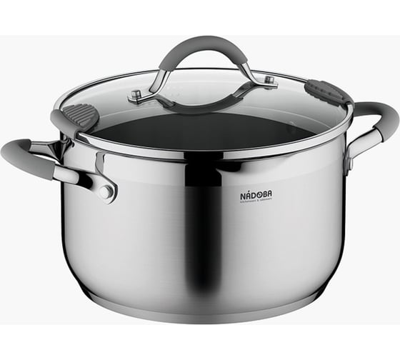 Изображение товара Кастрюля NADOBA NITA со стеклянной крышкой, 24 см/6,1 л, 726911