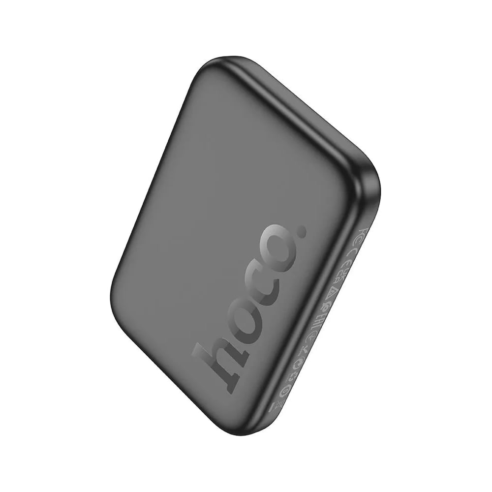 Внешний аккумулятор Hoco Powerbank J117A с быстрой беспроводной зарядкой(магнитный), 10000 mAh, черный 110618