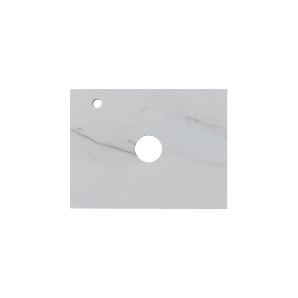 Изображение товара Столешница Aquanet Flat 60 отв. слева цв. мрамор (345775) 00345775