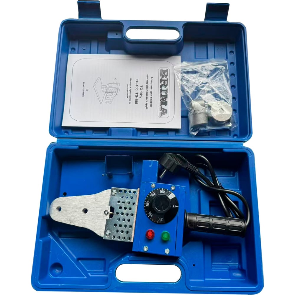 Изображение товара Аппарат для сварки полипропиленовых труб Brima TG-180 НП000001774