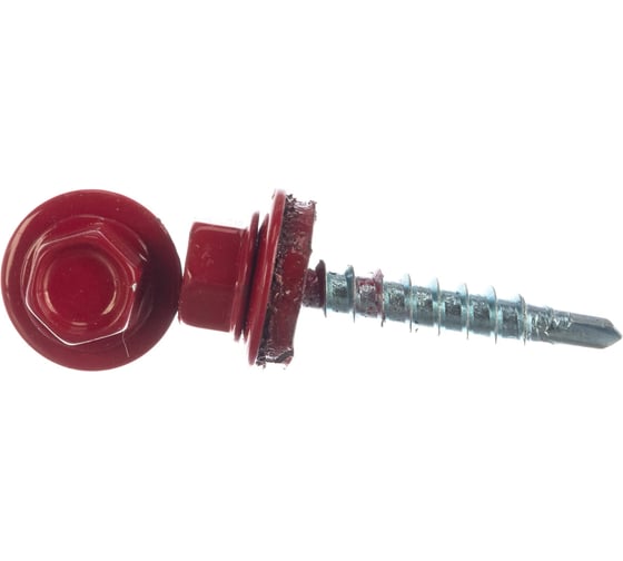 Изображение товара Саморез ARNO INDUSTRIES кровельный 8х19 мм 160 шт, для крепления кровельных материалов 4, цвет RAL 3005 винно-красный AB5304801935Г98