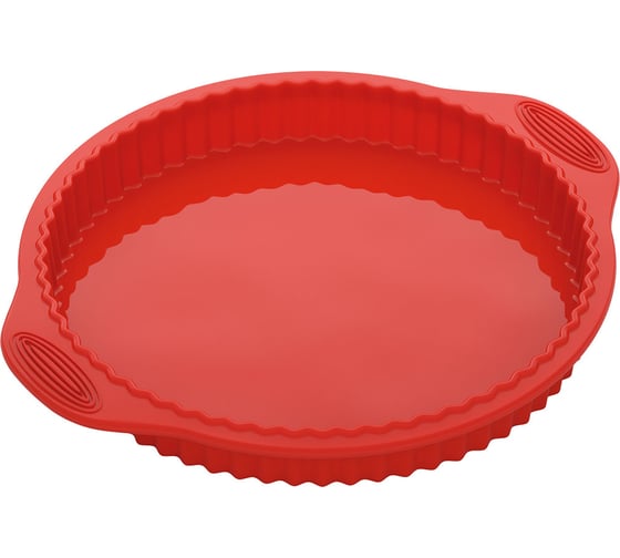 Изображение товара Форма NADOBA MILA круглая для пирога/пиццы, силиконовая, 32x28x3,3 см, 762018