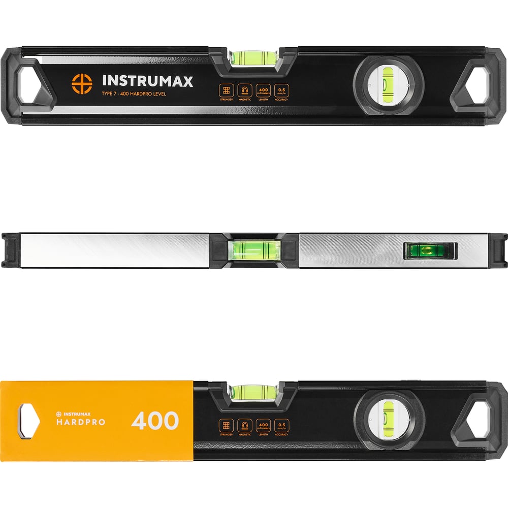 Изображение товара Уровень противоударный, магнитный INSTRUMAX HARDPRO 400 IM0192