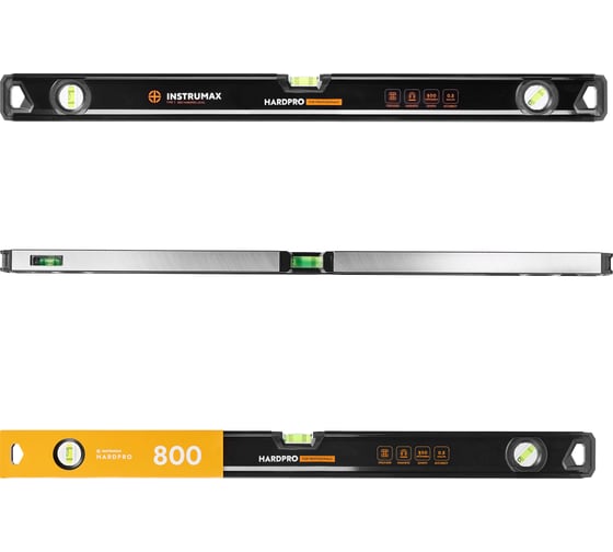 Изображение товара Уровень противоударный, магнитный INSTRUMAX HARDPRO 800 IM0194