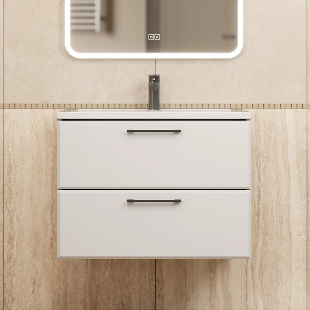 Изображение товара Тумба под раковину Uperwood Foster New 70 см подвесная белая